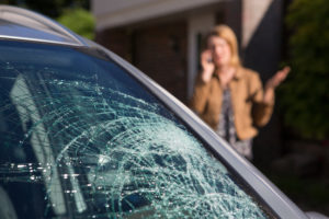 Broken Windshield in Hail Storm - Call Joey's Glass Baytown