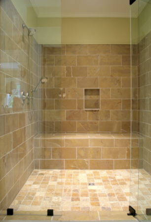 Baytown shower glass installation - Joey's Glass