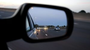 car side mirror after Baytown auto glass repair services