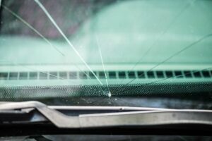 Cracked windshield that needs windshield repair in Baytown