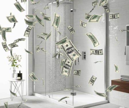 Baytown shower glass installation